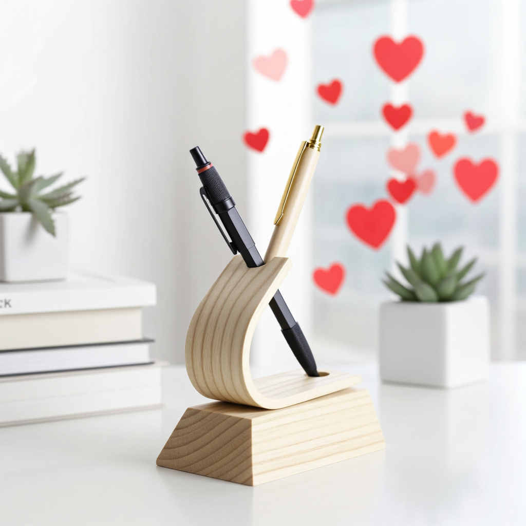 Suisse | Présentoir porte-stylo de luxe - Cendre