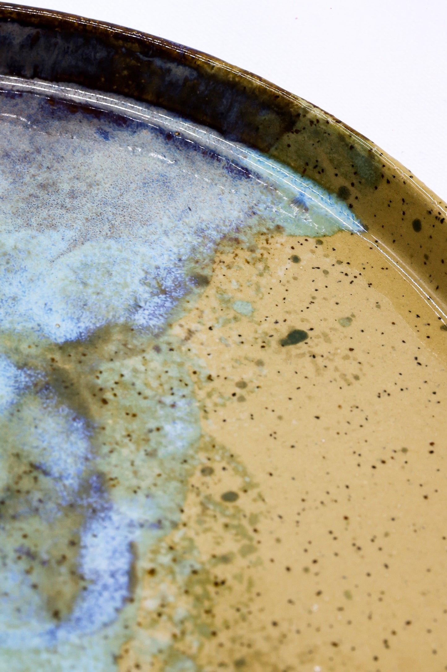 23 cm Aegean Stoneware Handmade Ceramic Dinner Plate