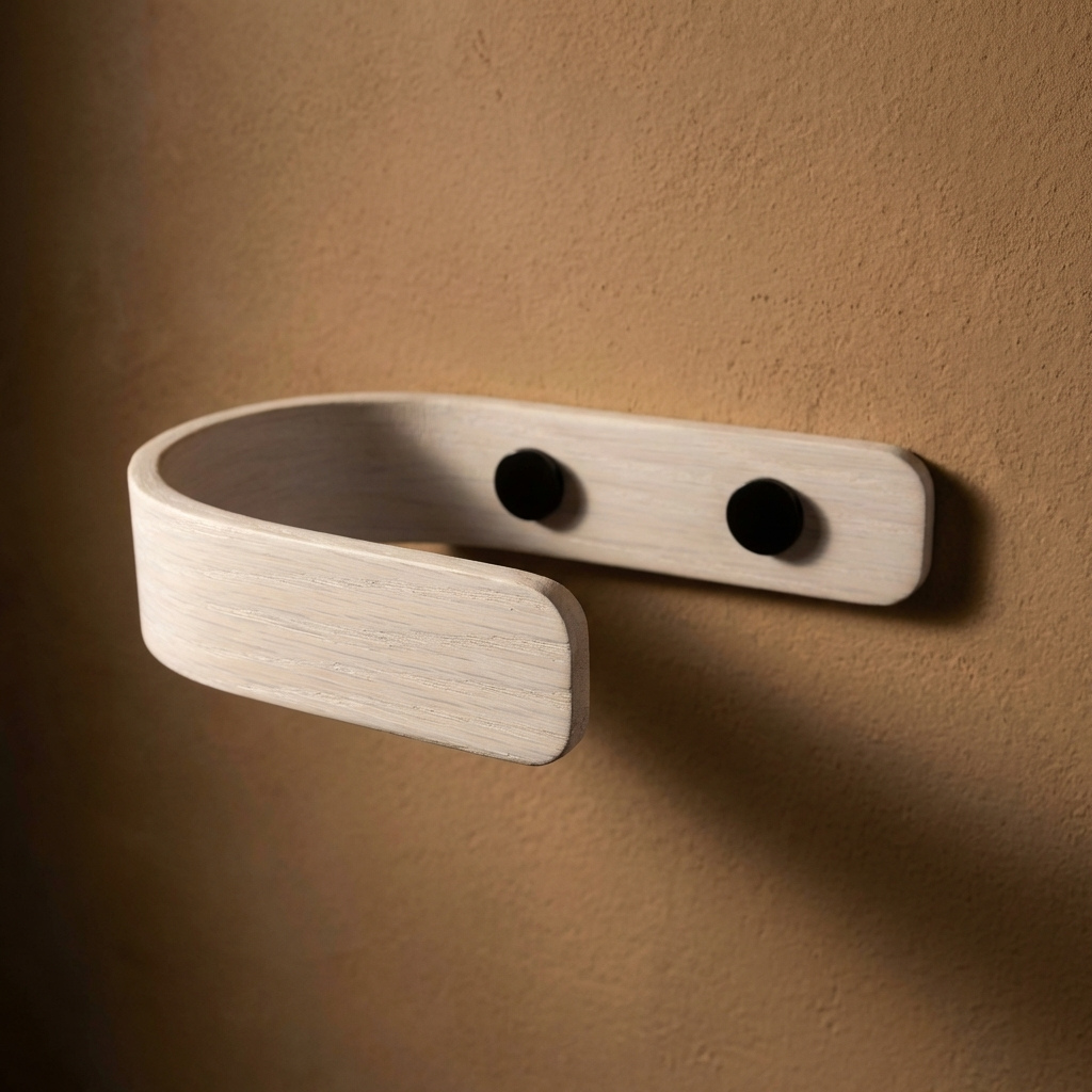 Retenues de rideaux blancs design | Noir | Un paquet de 2