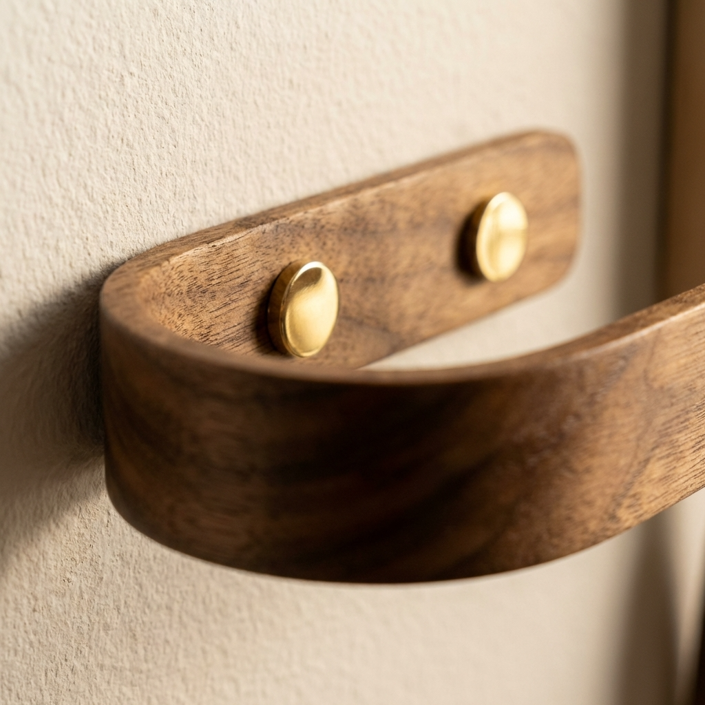 premium solid walnut curtain accessories