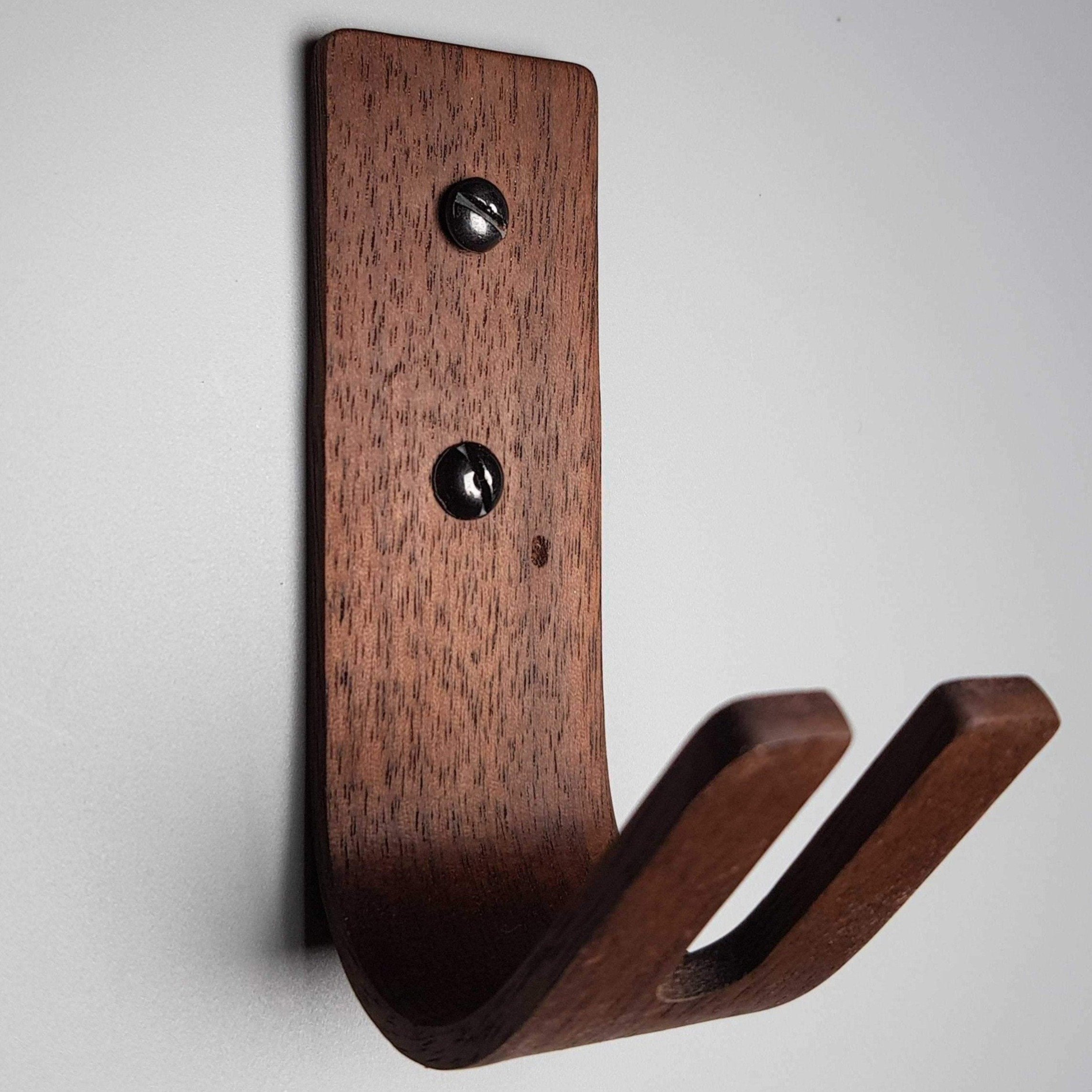 Monaco CK | Set of 4 Wall Hooks - Walnut - NOIR.DESIGN