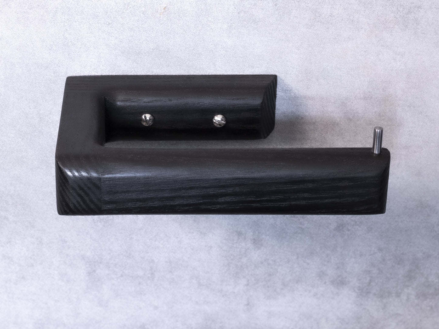 Dérouleur Papier Toilette Frêne Noir Intense