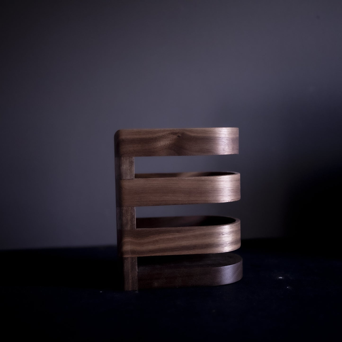 Porte-Pot Ustensiles de Cuisine Lux - Noyer