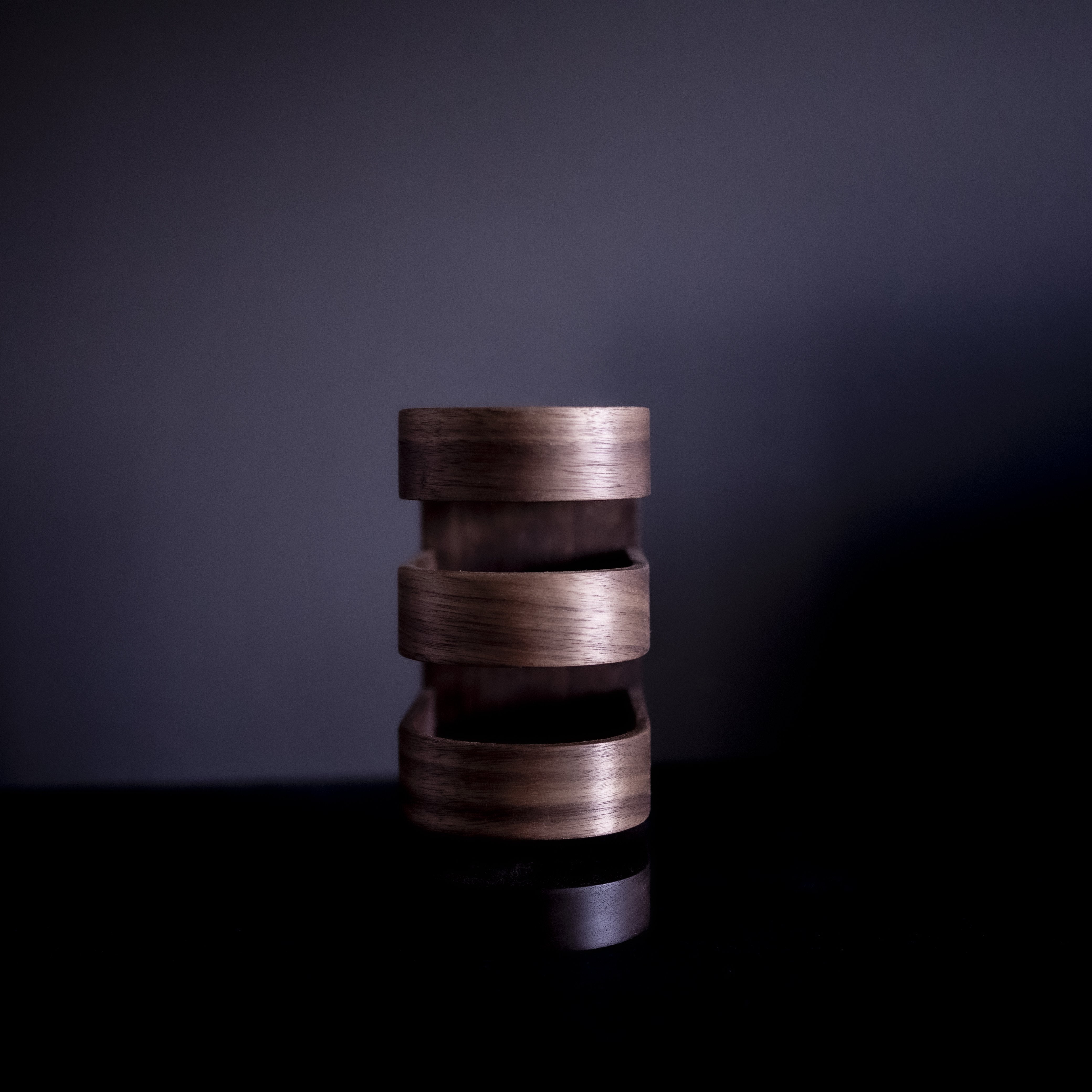 Porte-Pot Ustensiles de Cuisine Lux - Noyer