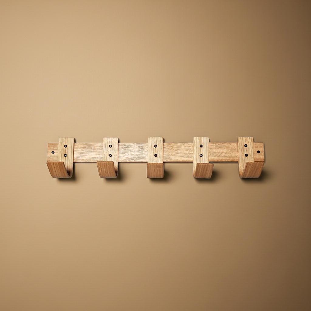 Porte-manteau courbé à la vapeur Light Spring