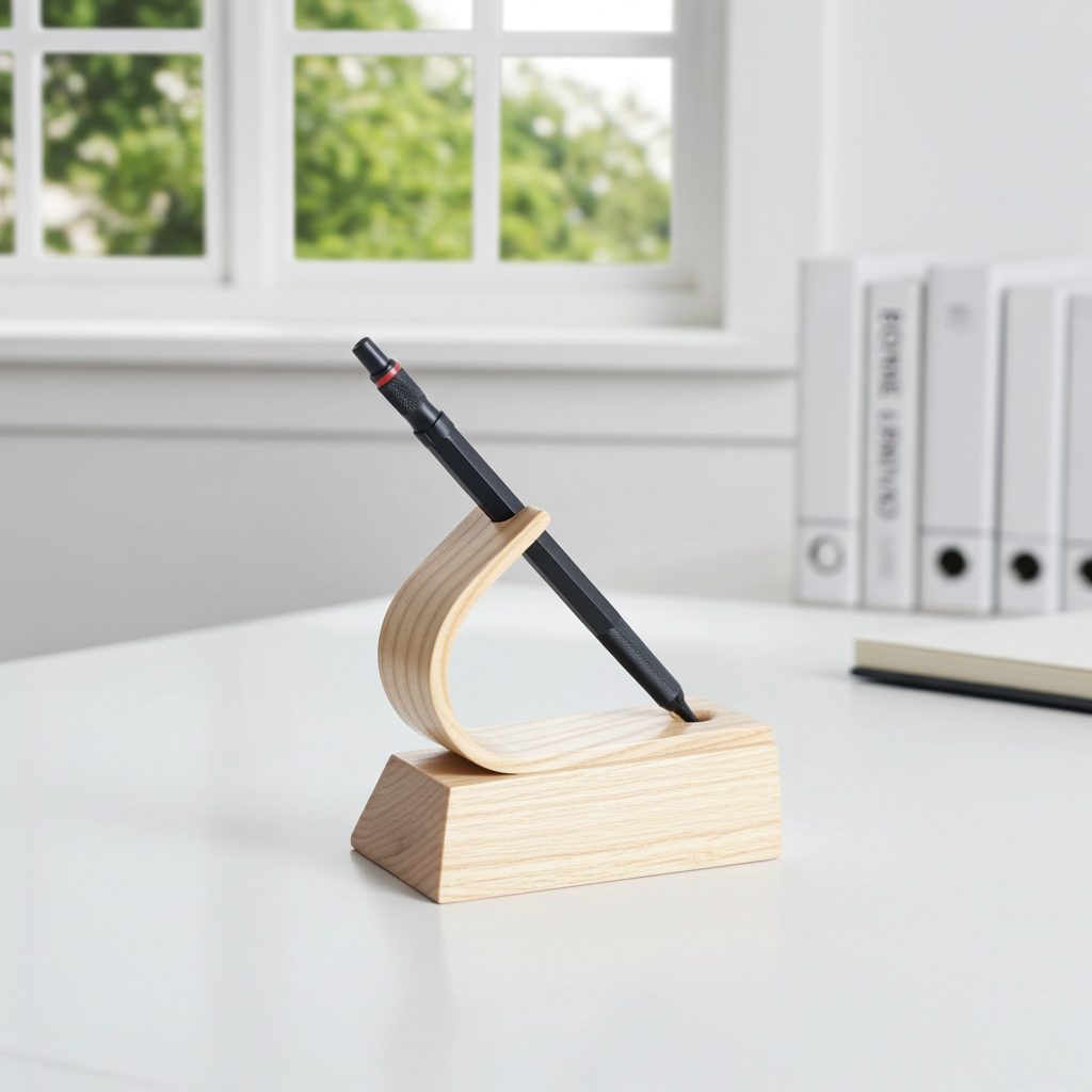 Suisse | Présentoir porte-stylo de luxe - Cendre 