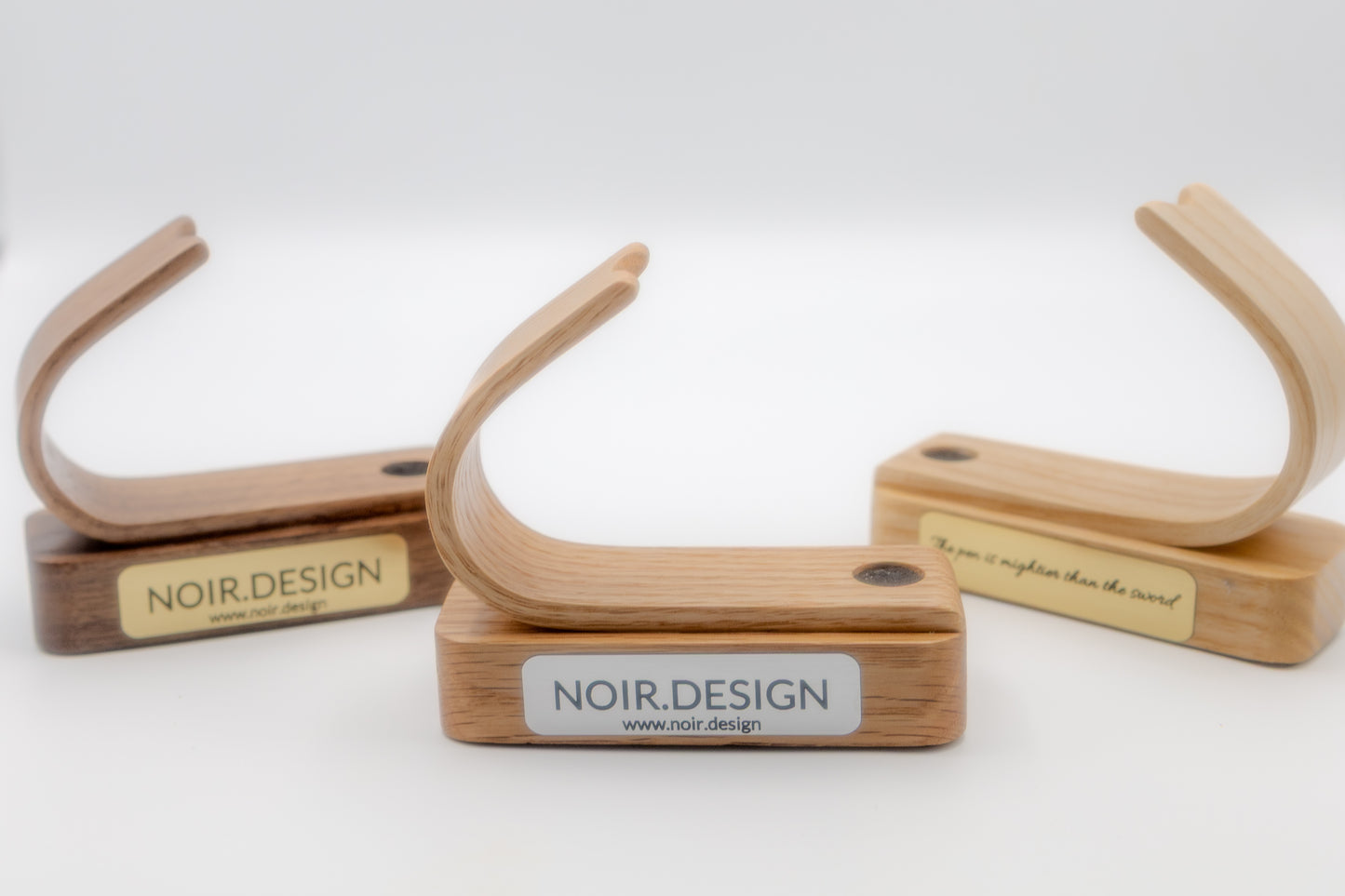 wooden pen holder with pen