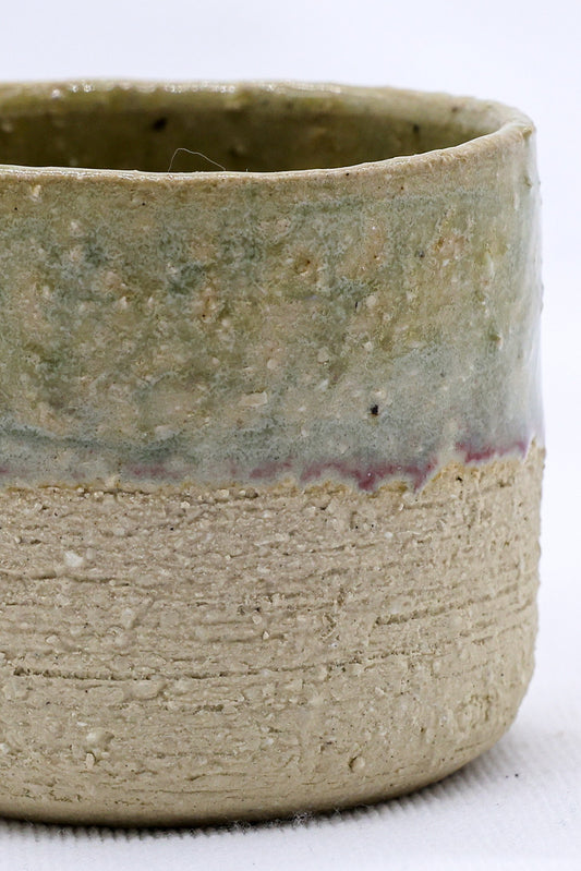 Beige Picollo Handmade Ceramic Milled Stoneware Espresso Mug