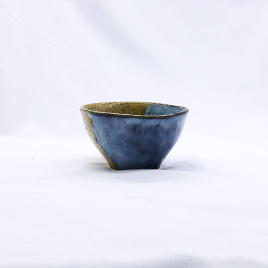 Small Saltwater Lavender Handmade Ceramic Stoneware Dinner Bowl