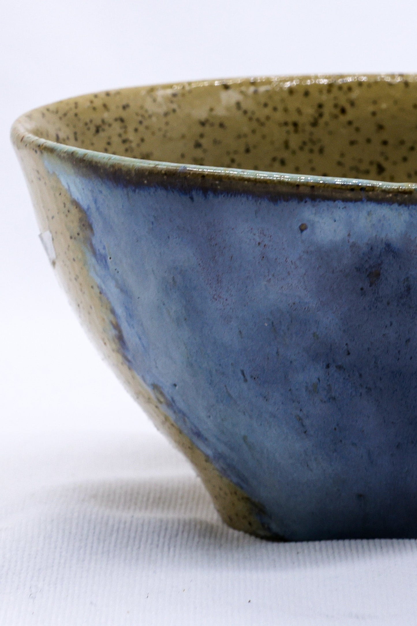 Small Saltwater Lavender Handmade Ceramic Stoneware Dinner Bowl