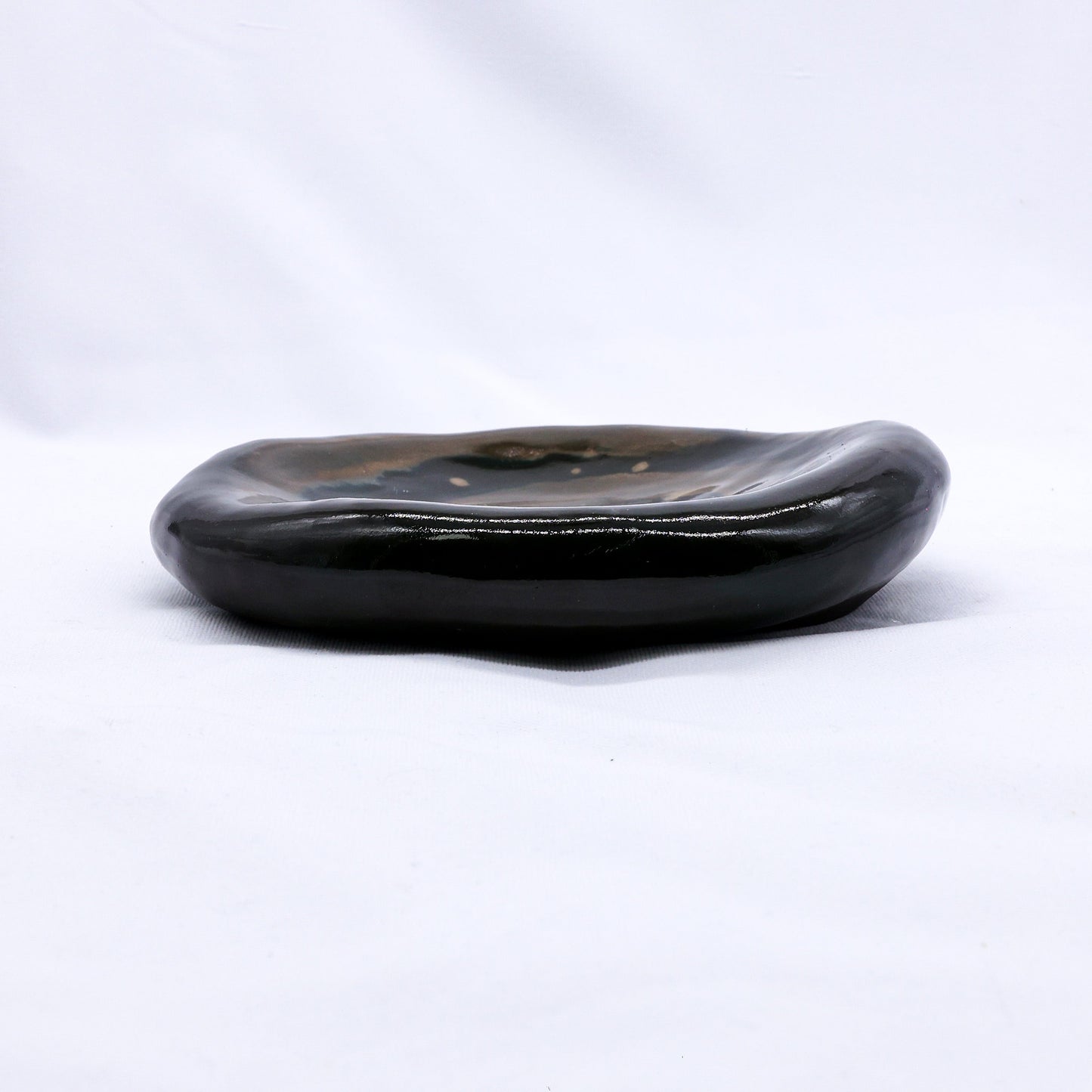 Cobalt Shadow Stonecraft Harmony Handmade Ceramic Plate