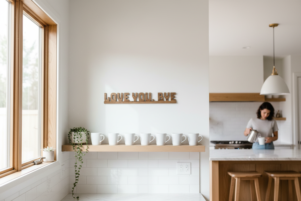 Bright Kitchen Scene