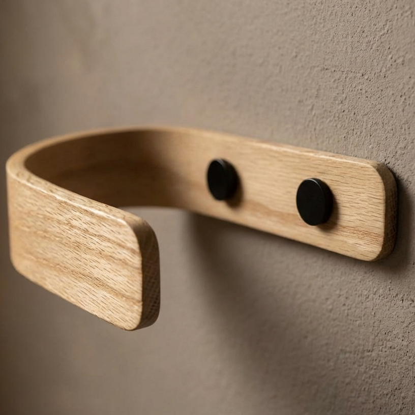 solid oak curtain tie backs interior styling