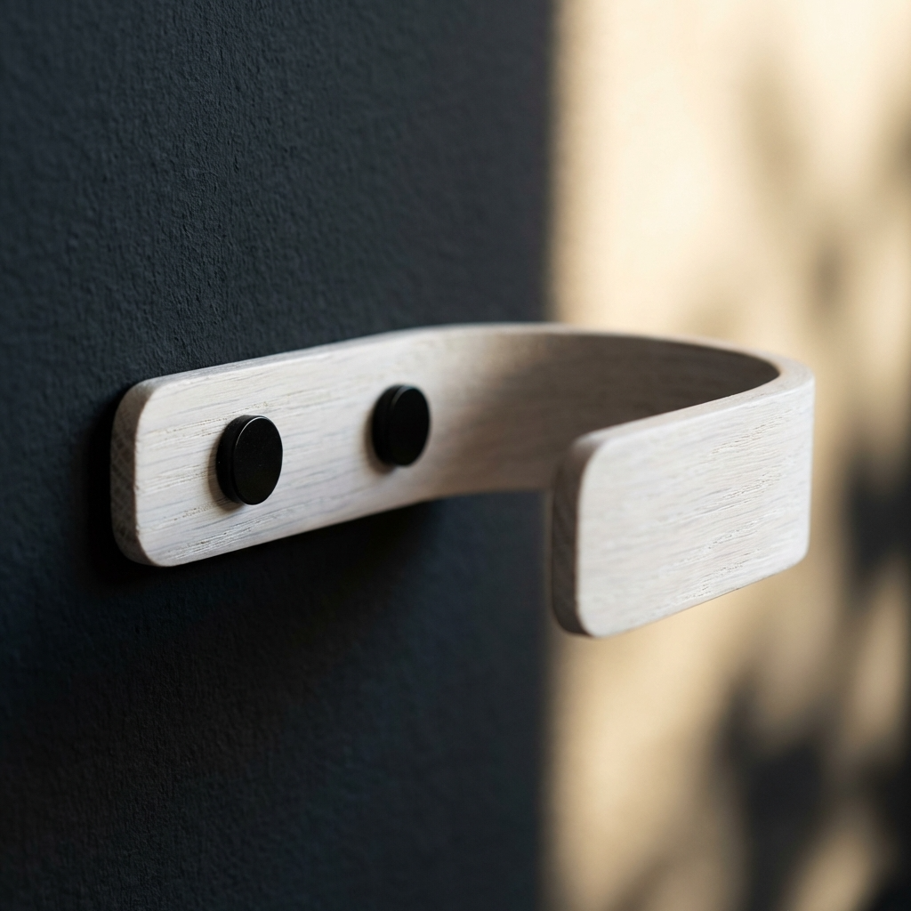 luxury white oak curtain holdbacks