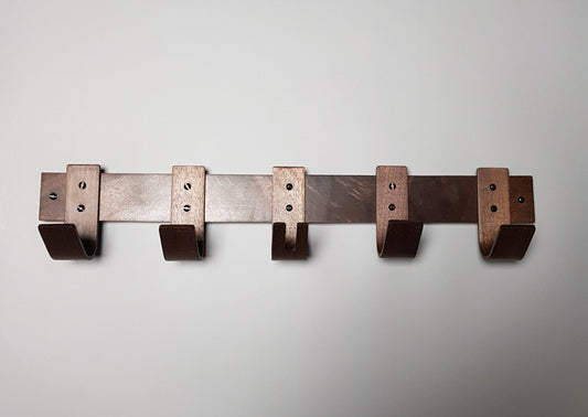 Winter Breeze Coat Rack with Walnut Hooks and Key - NOIR.DESIGN