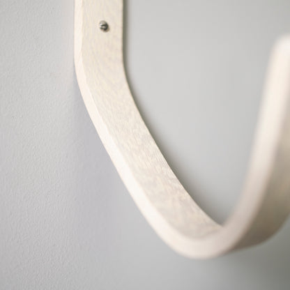Vagues 2.0 | Longboard - Supports muraux pour planches de surf | Blanc Nordique