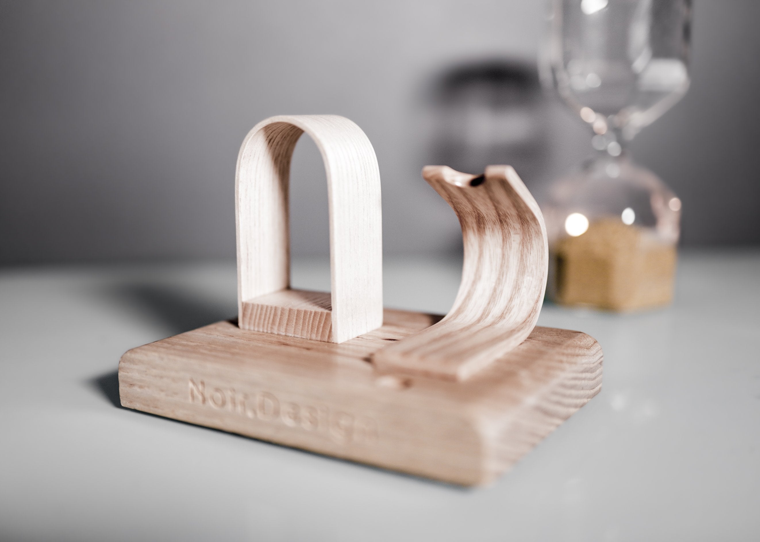 Présentoir pour Montre et Stylo - Chêne 