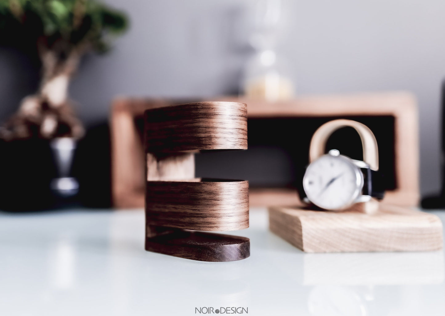 Suisse | Porte-stylo de luxe en noyer 