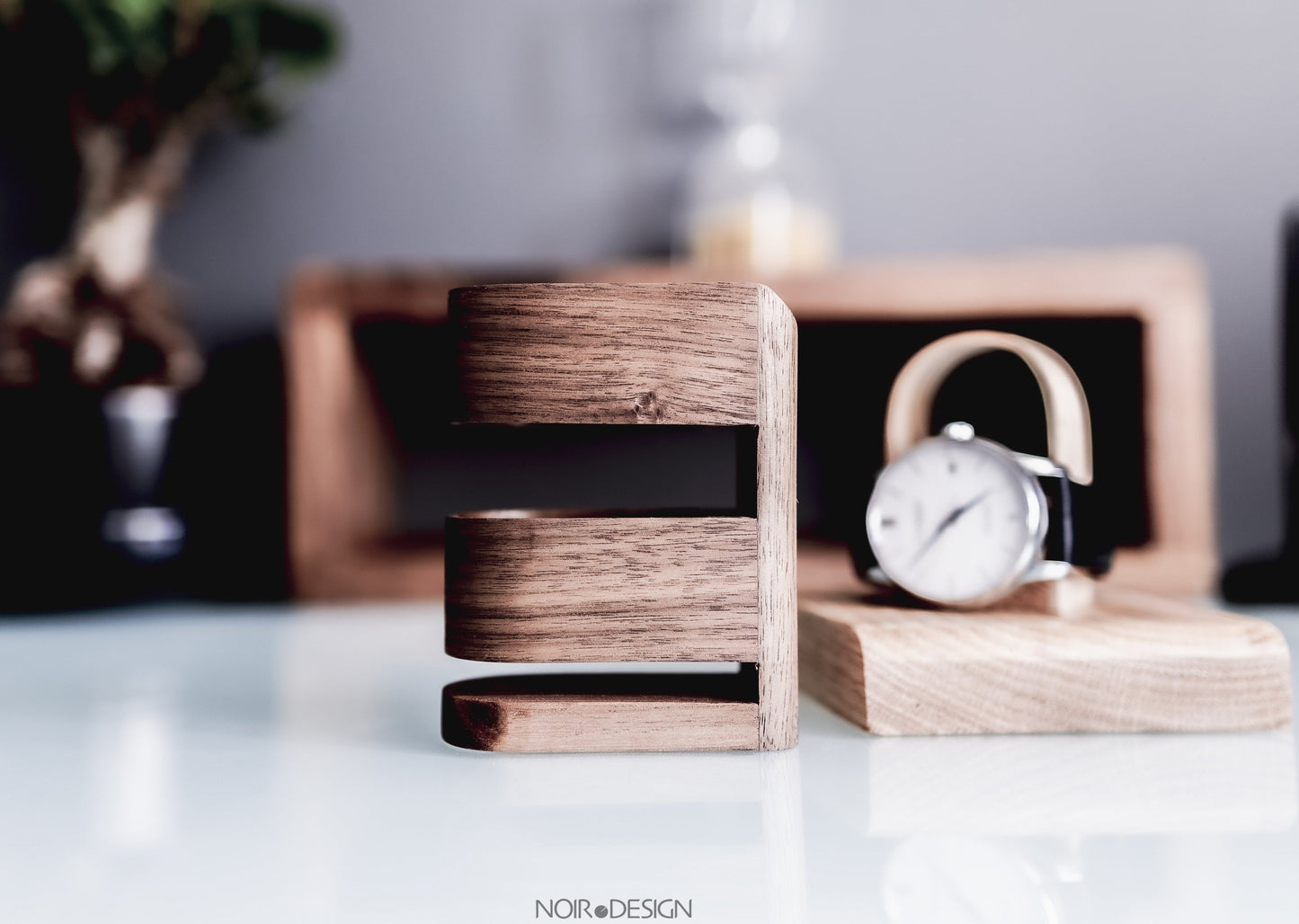 Suisse | Porte-stylo de luxe en noyer 